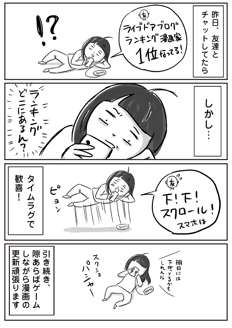 ライブドアブログランキング１位になりました 隙あらばゲームしたくてイラストレーターになりました