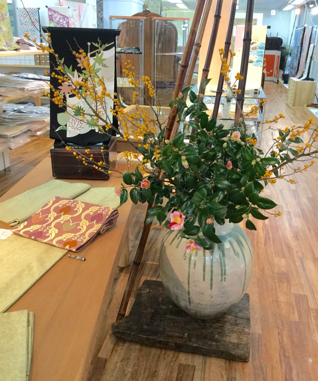 喜多川俵二作名古屋帯と御陵織着物や訪問着のコーディネート 銀座 かわの屋 スタッフblog