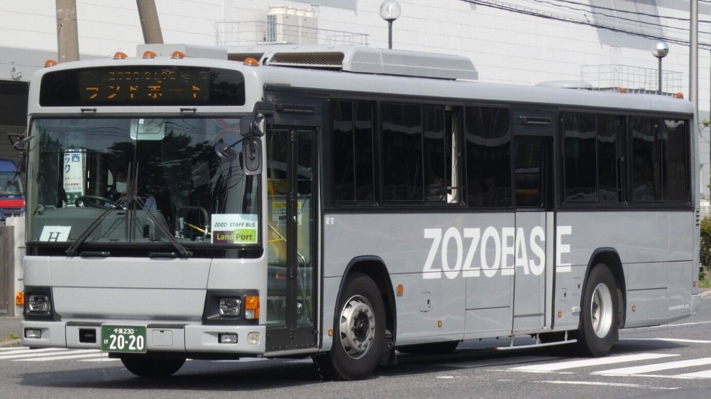 大新東バス 千葉230け Kawasaki Bus Stop 大新東バス 千葉230け Kawasaki Bus Stop