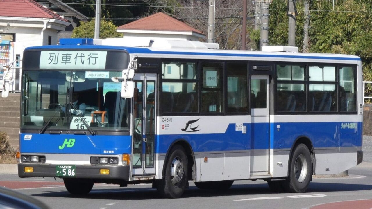 Jr北海道バス 534 8816 Kawasaki Bus Stop