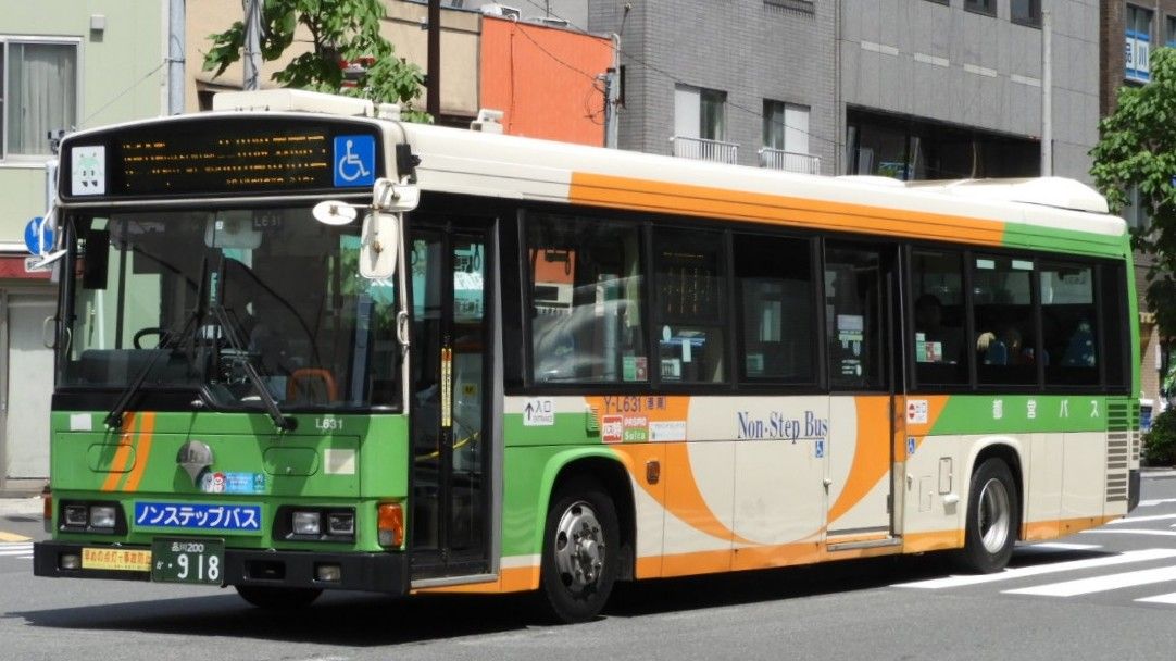 都営バスy L631 港南 Kawasaki Bus Stop