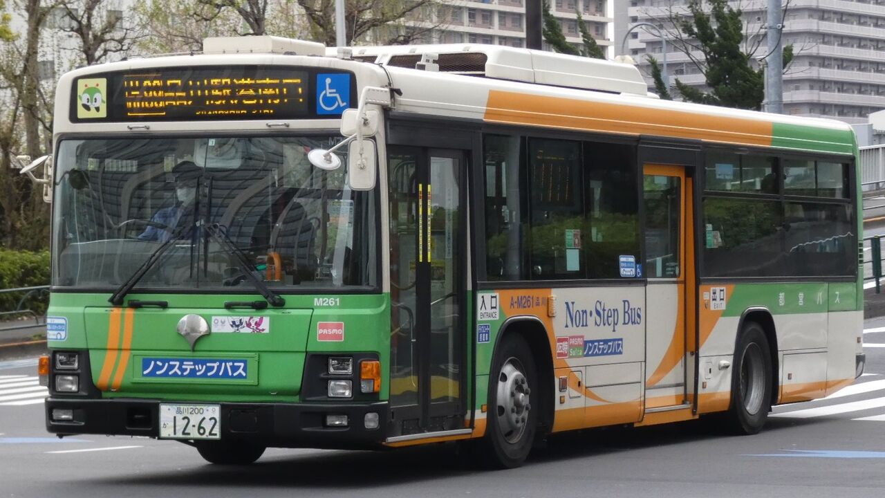 都営バス A M261 品川 Kawasaki Bus Stop