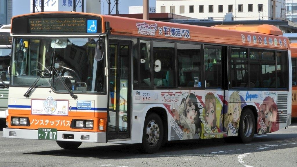 東海バスｵﾚﾝｼﾞｼｬﾄﾙ沼津0か707 Kawasaki Bus Stop