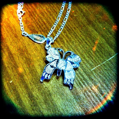 【HiLiLi/ヒリリ】バタフライモチーフシルバーネックレス ~HiLiLi Butterfly Neckrace~