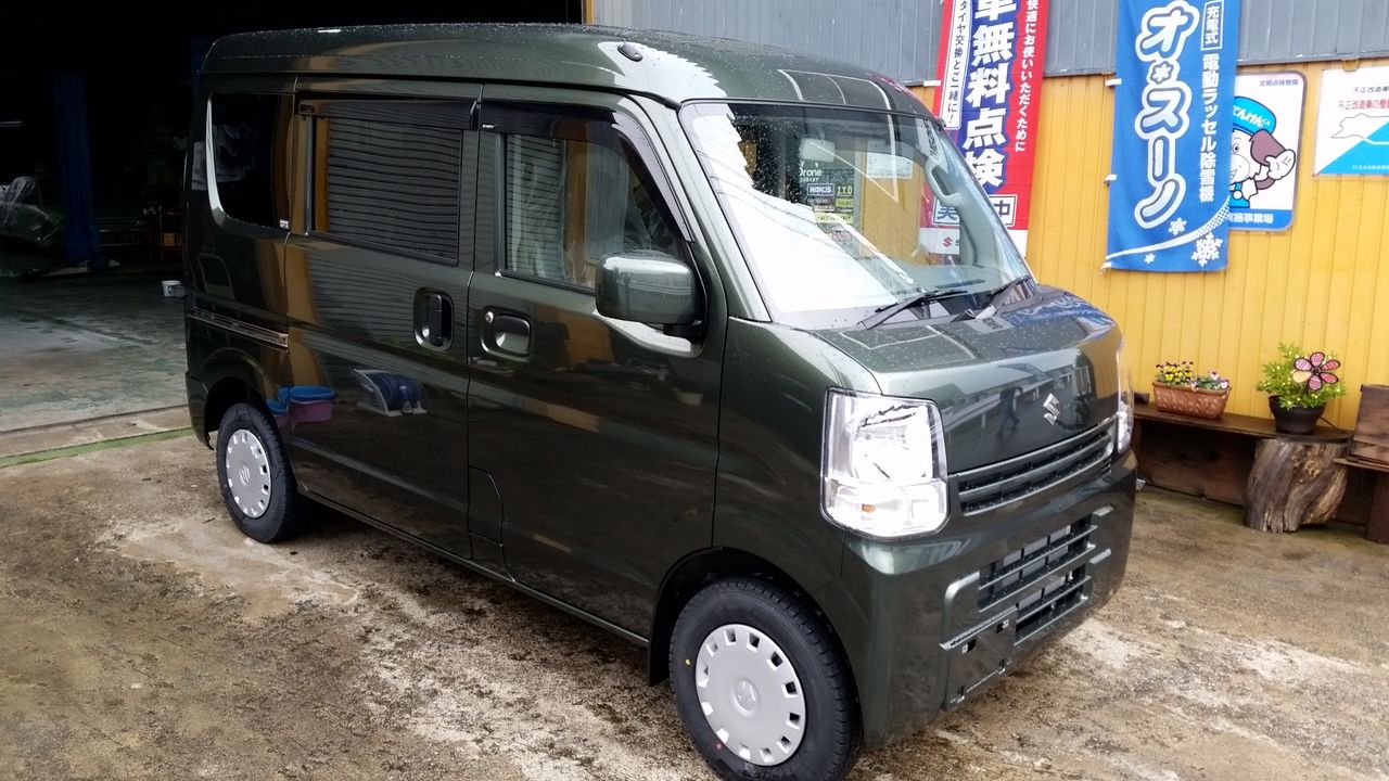 スズキ エブリィ ジョイン クールカーキ 新車ご成約ありがとうございます かわぐち自動車のブログ