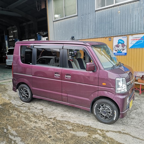スズキ エブリィワゴン ダンロップTG4 : かわぐち自動車のブログ
