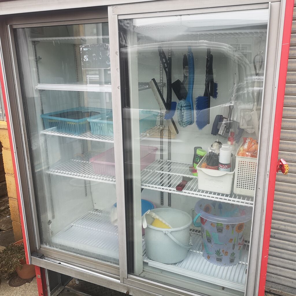懐かしい駄菓子屋風冷蔵庫 懐かしい駄菓子屋風冷蔵庫