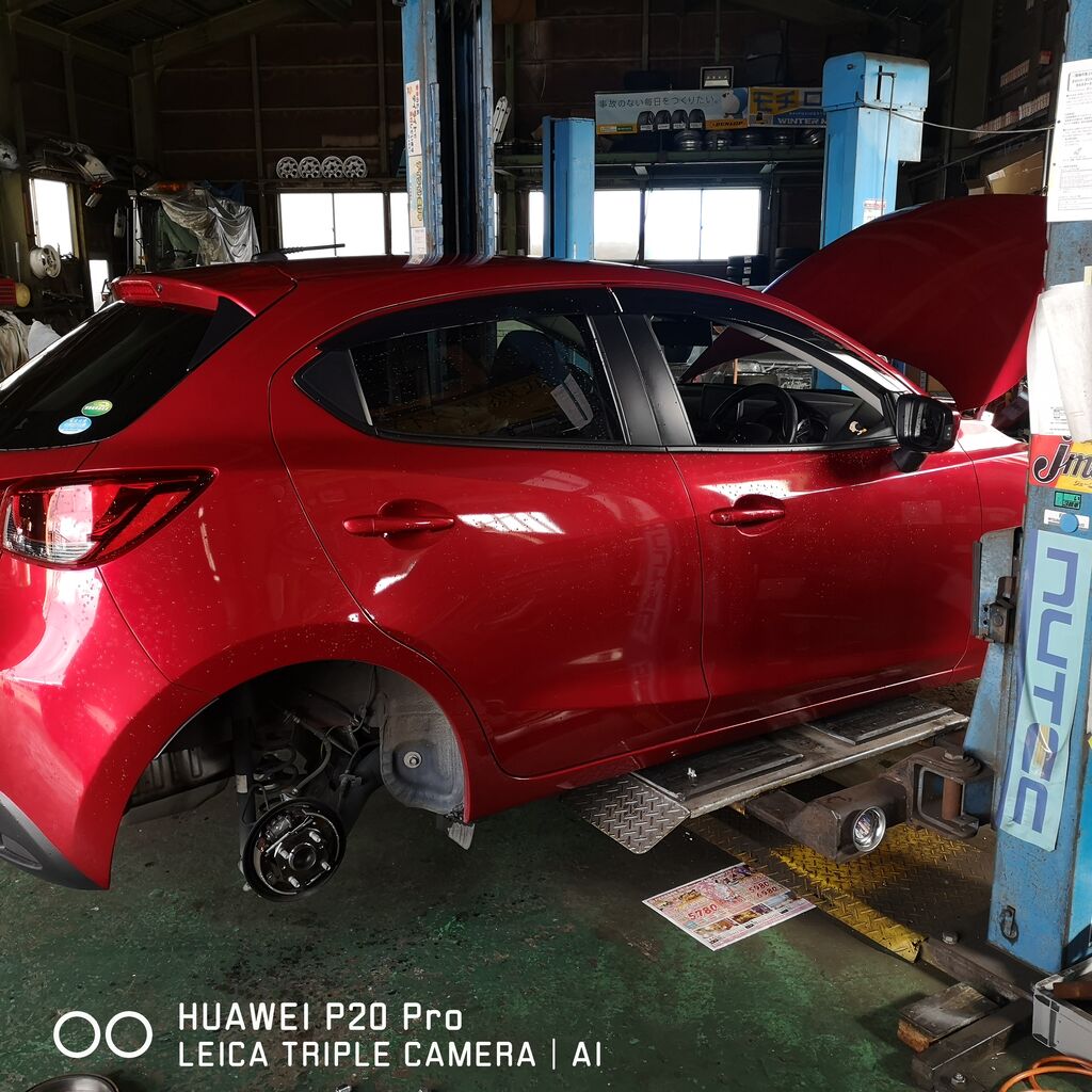 マツダ デミオ 車検整備のご依頼 かわぐち自動車のブログ