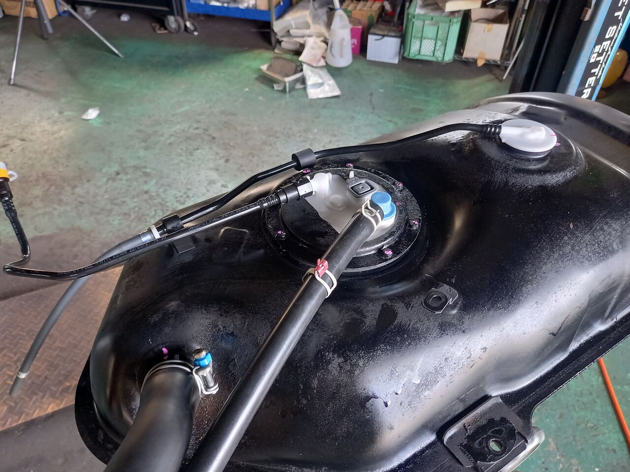 ダイハツ ムーヴカスタム 燃料ポンプ交換 : かわぐち自動車のブログ