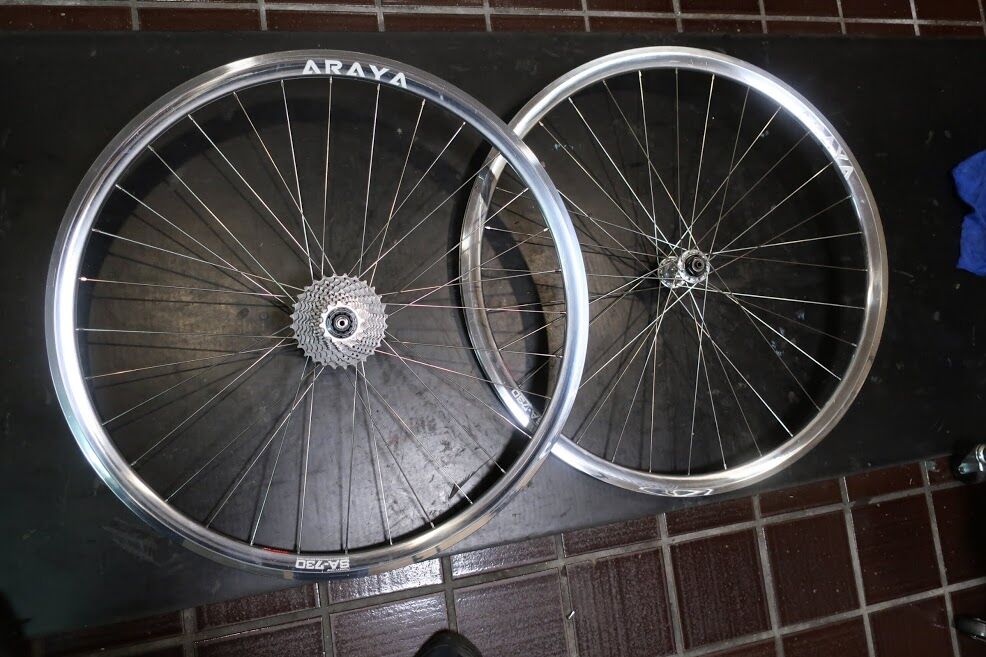 ARAYA SA730 Shimano Dura-Ace ピスト用ホイール前後 ARAYA SA730 Shimano Dura-Ace ピスト用ホイール前後 ARAYA SA730