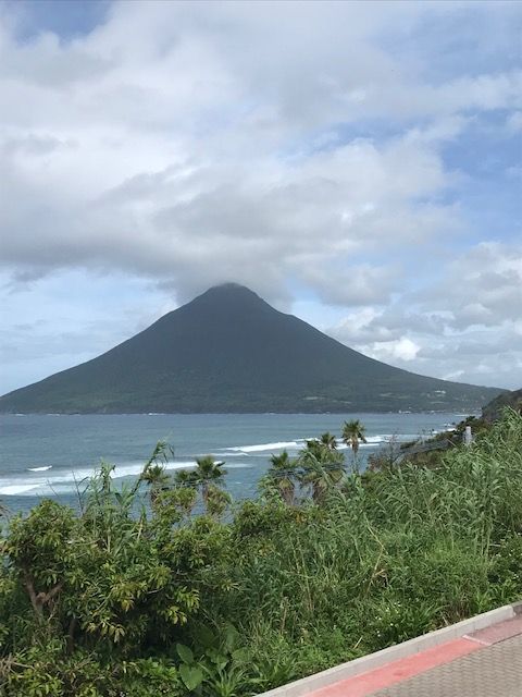 開聞岳と長崎鼻20190809-1