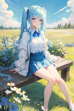 暖かい草原