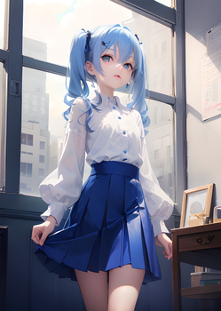 古い部屋と新しい少女