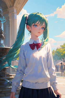 晴れた日の公園