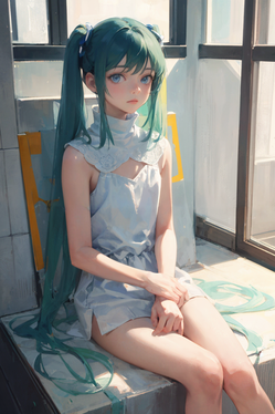 緑の髪は宇宙人