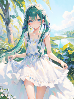 湖の岸辺
