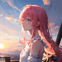 夕暮れ空