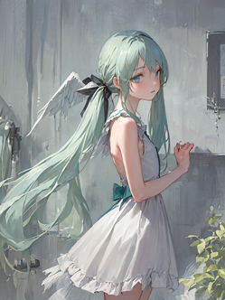 長い髪の乙女