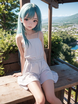 山の中