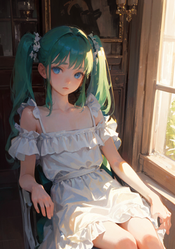 引きこもる少女
