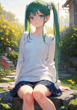 秋の夕陽に照り映えて