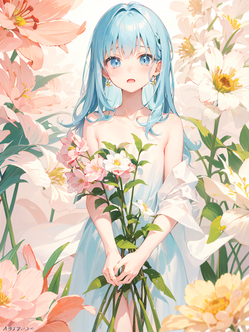 色とりどりの花