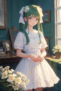 花を飾る