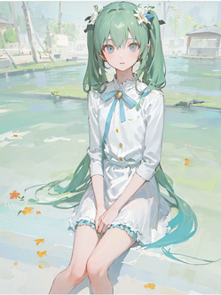 健康な生活をする少女