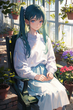 温室の花たち
