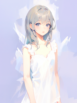 霧の中の天使