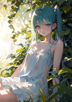 隠れる