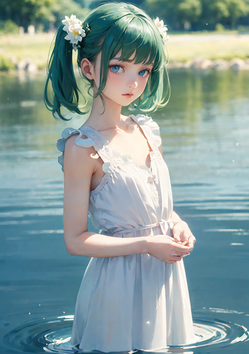 好きなように水遊び