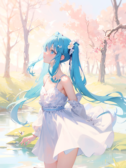 森の泉水