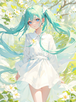 風が吹く森