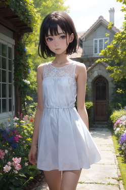 古い館と新しい少女