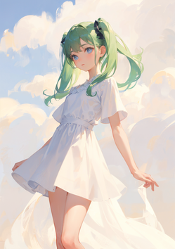 白い雲のように