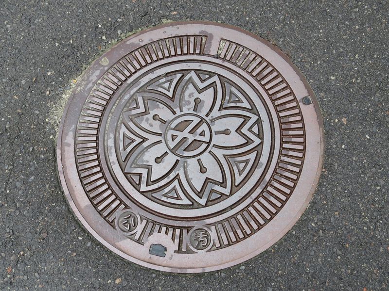 三春町のマンホール蓋 福島県 好奇心いっぱいこころ旅 三春町のマンホール蓋 福島県 好奇心いっぱいこころ旅
