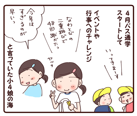 この一年を漢字一文字で表すと?娘編1