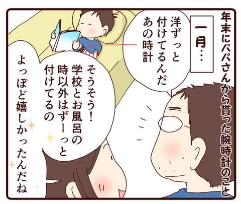 時計をつけていたのは①1