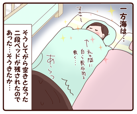 子ども部屋で寝たのは誰だ？！②4