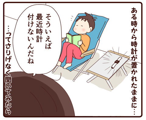 時計をつけていたのは①4