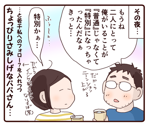 単身赴任1年過ぎて④特別感3