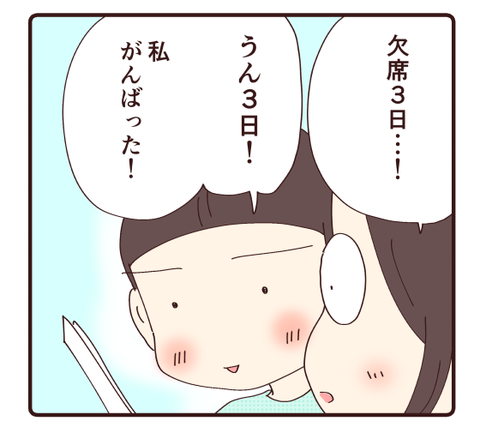 終業式から帰ってきて3