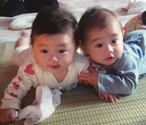 双子７歳写真