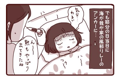 今年の豆まきは…2