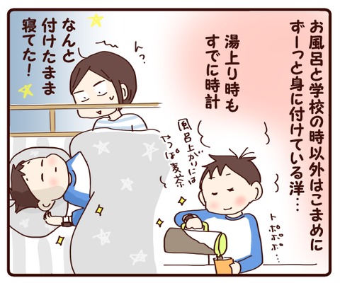 パパからのプレゼントの時計①2