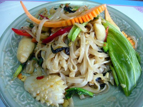 焼きビーフン盛りつけ例