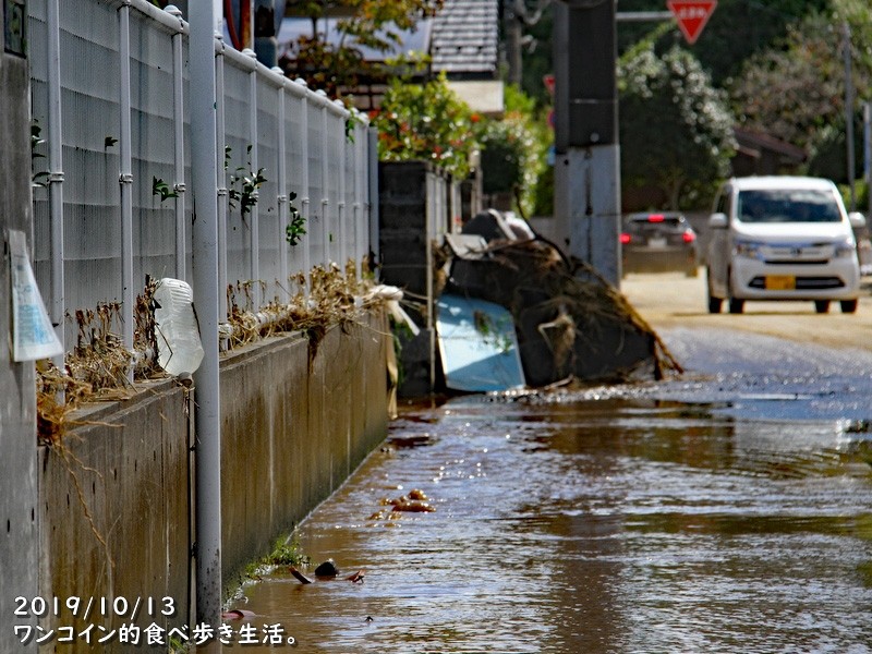 台風19号の傷跡 2 永野川 上人橋付近の堤防決壊で 濁流が栃木市中心部へ 10 21更新版 ワンコイン的食べ歩き生活