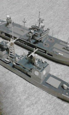 1/700 揚陸指揮艦『マウント ホイットニー』(その4) : 防衛日誌