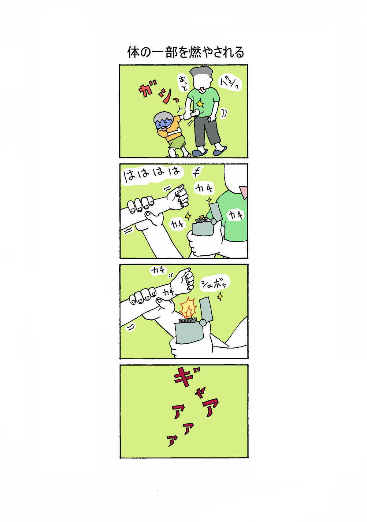 145話 体の一部を燃やされる